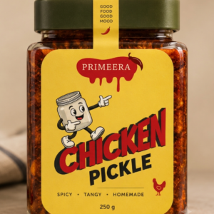 Homemade Spicy Chicken Pickle | Authentic Malabar Style Chicken Achar | Traditional Kerala Recipe | No Added Colours & Preservatives (250g)